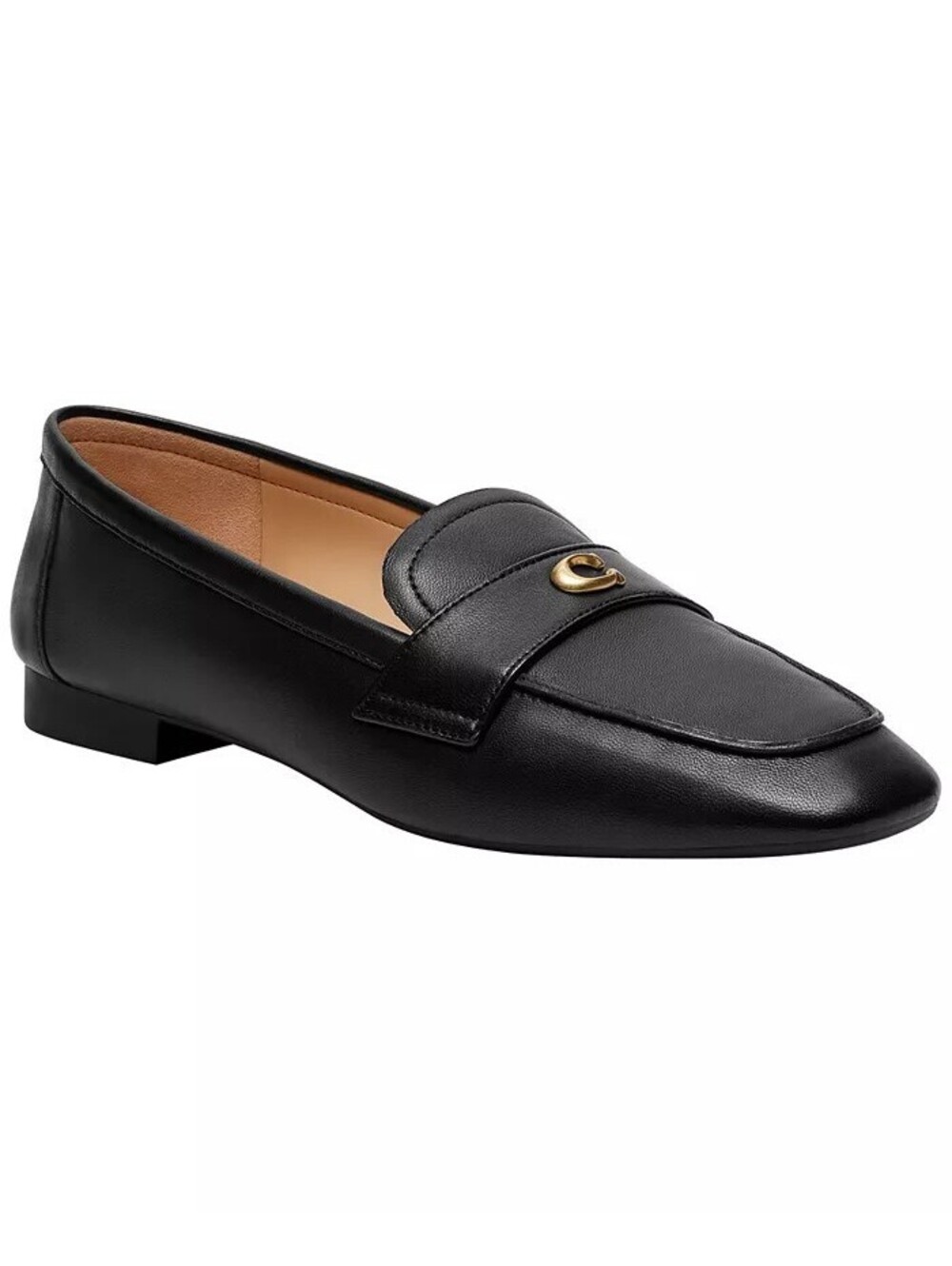 COACH Womens Signature Sculpted C R Black 7.5M - Picture 1 of 4